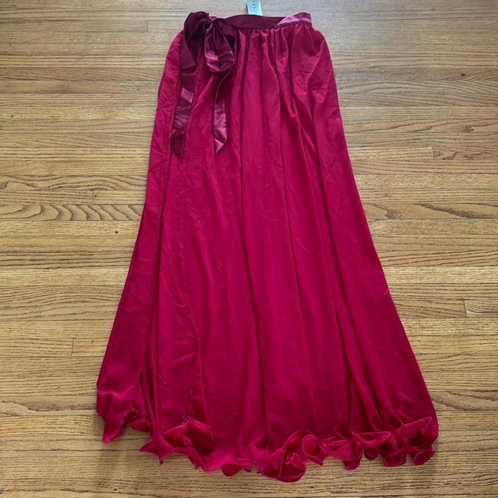 Lioness red maxi skirt